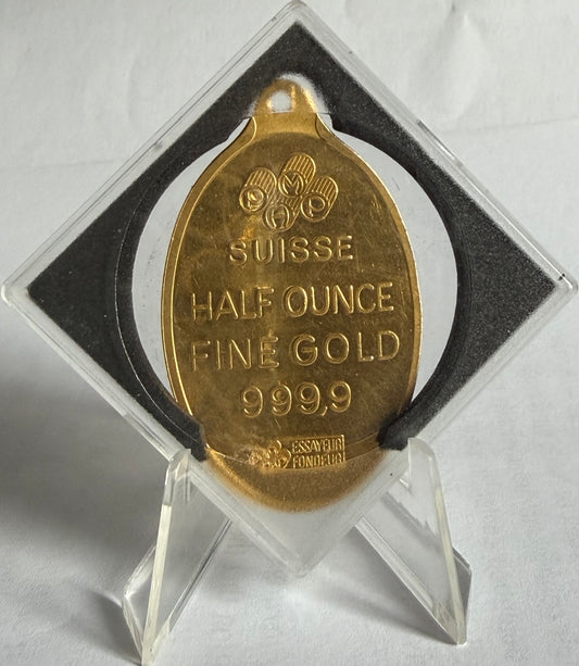 20 Grams PAMP Gold Bullion Pendant