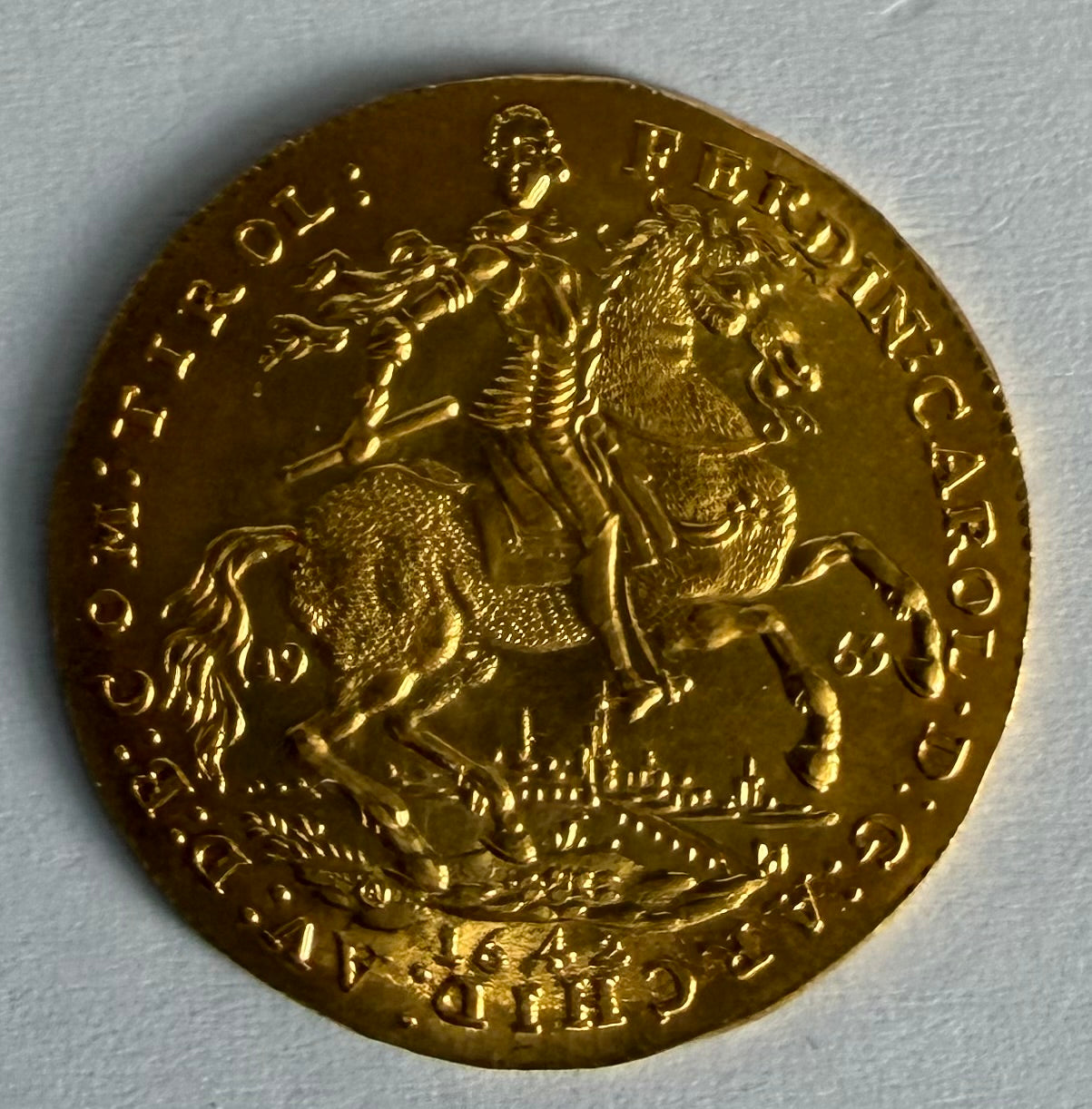 1963 Austria 2 Ducat Gold Coin in Capsule