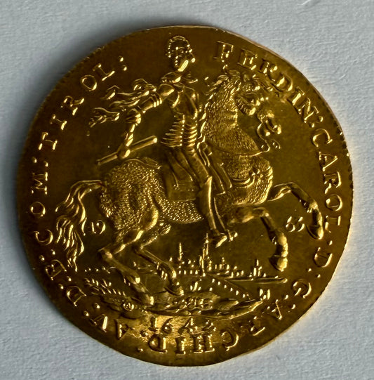 1963 Austria 2 Ducat Gold Coin in Capsule