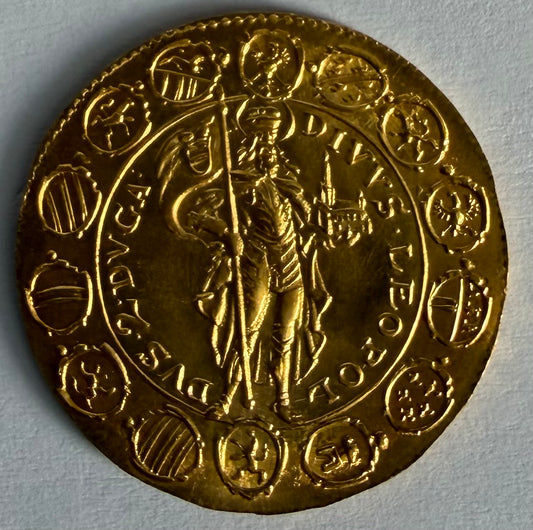 1963 Austria 2 Ducat Gold Coin in Capsule