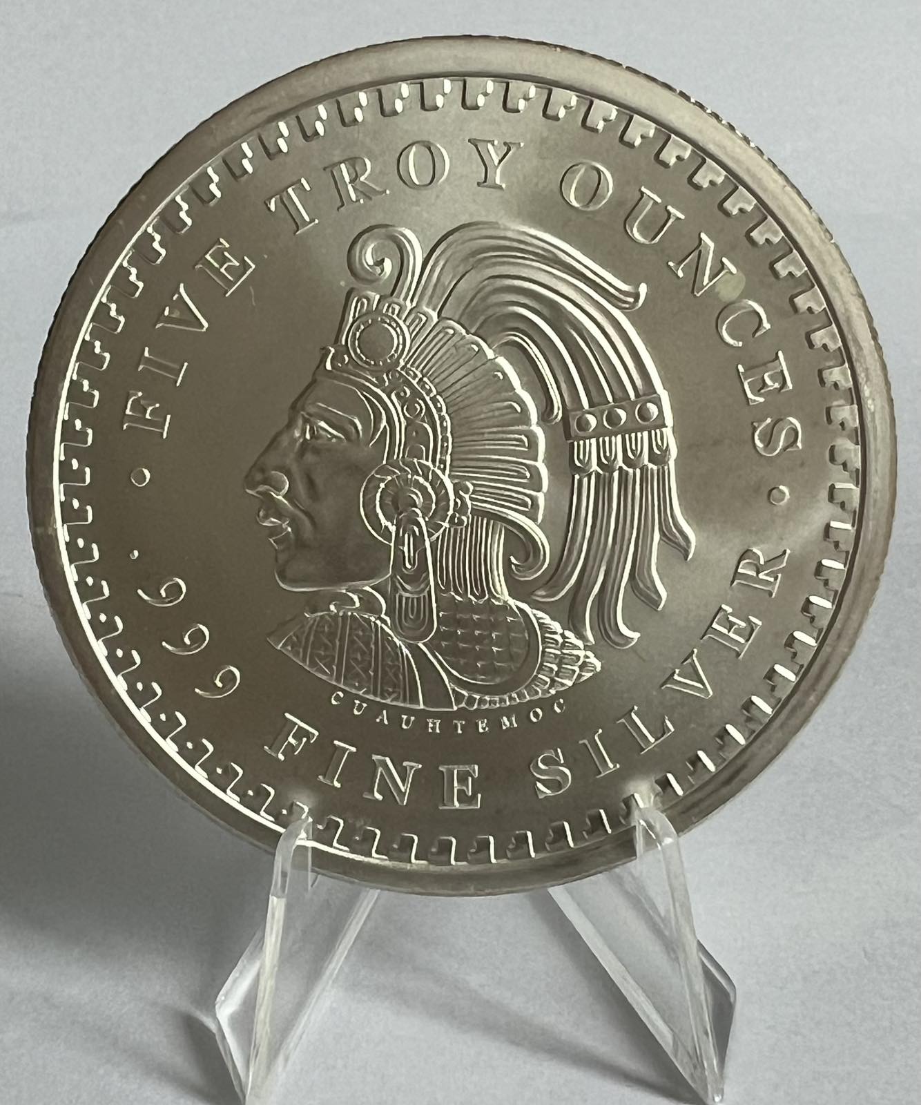 5 oz Silver Round - Aztec Calendar