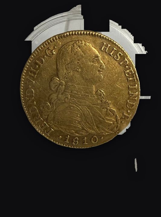 8 Escudos - Ferdinand VII 27g Gold Coin