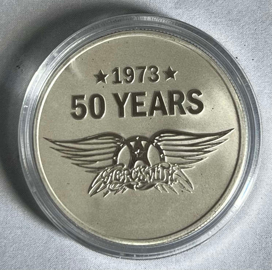 2023 Niue 1 oz Silver $2 Aerosmith 50th Anniversary BU