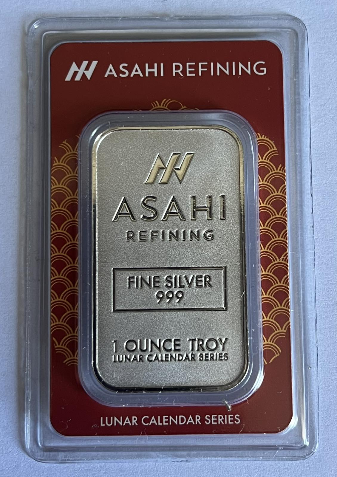 2025 Asahi Lunar Snake 1 oz Silver Bar in Assay