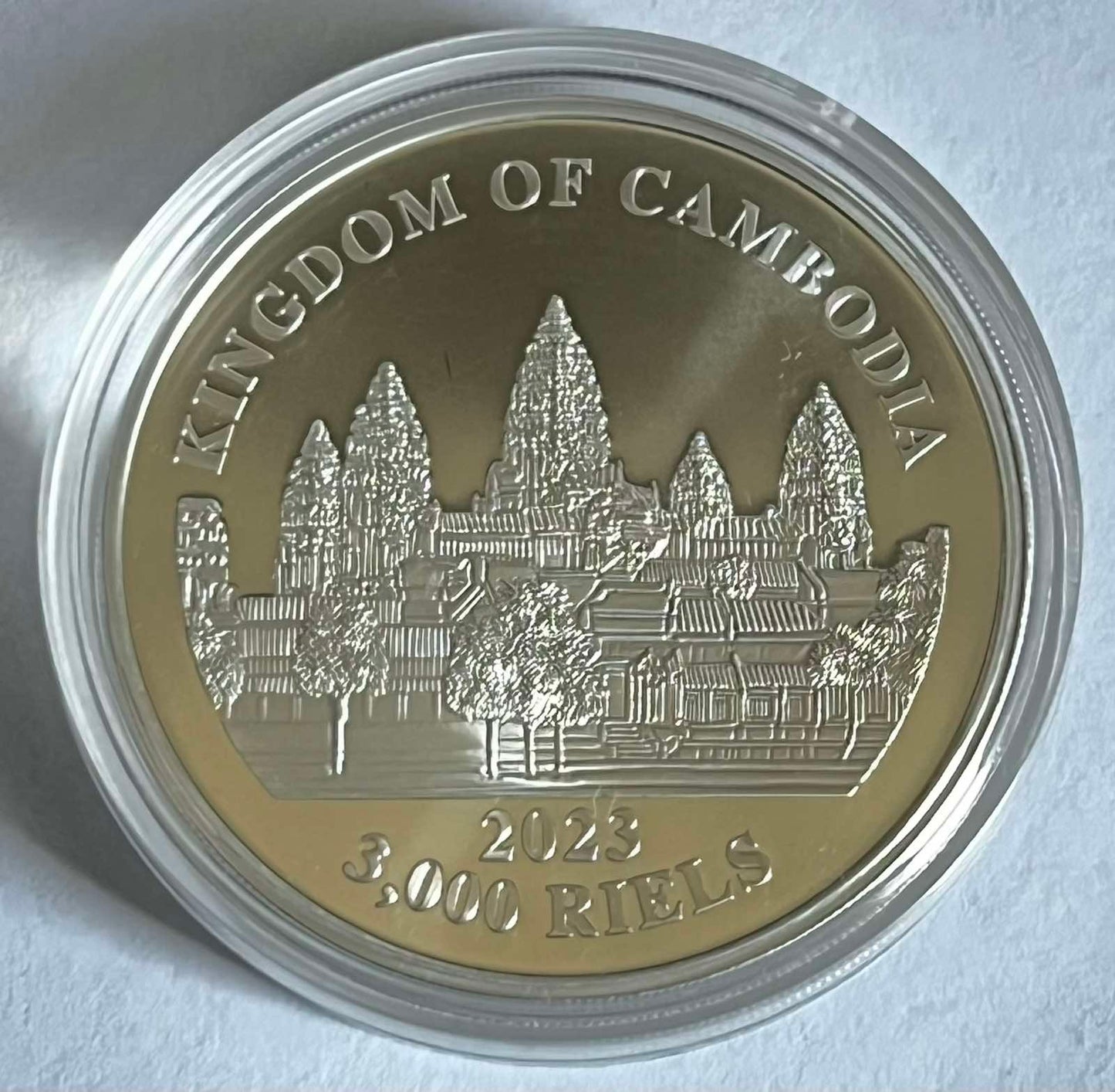 2023 Cambodia 1 oz Silver Asian Elephant BU