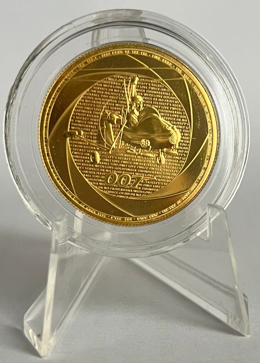 Great Britain Bond Films of the 1960s 1 oz Gold Coin in Capsule