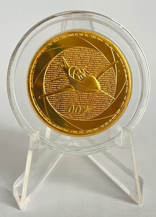 Great Britain Bond Films of the 1980s 1 oz Gold Coin in Capsule