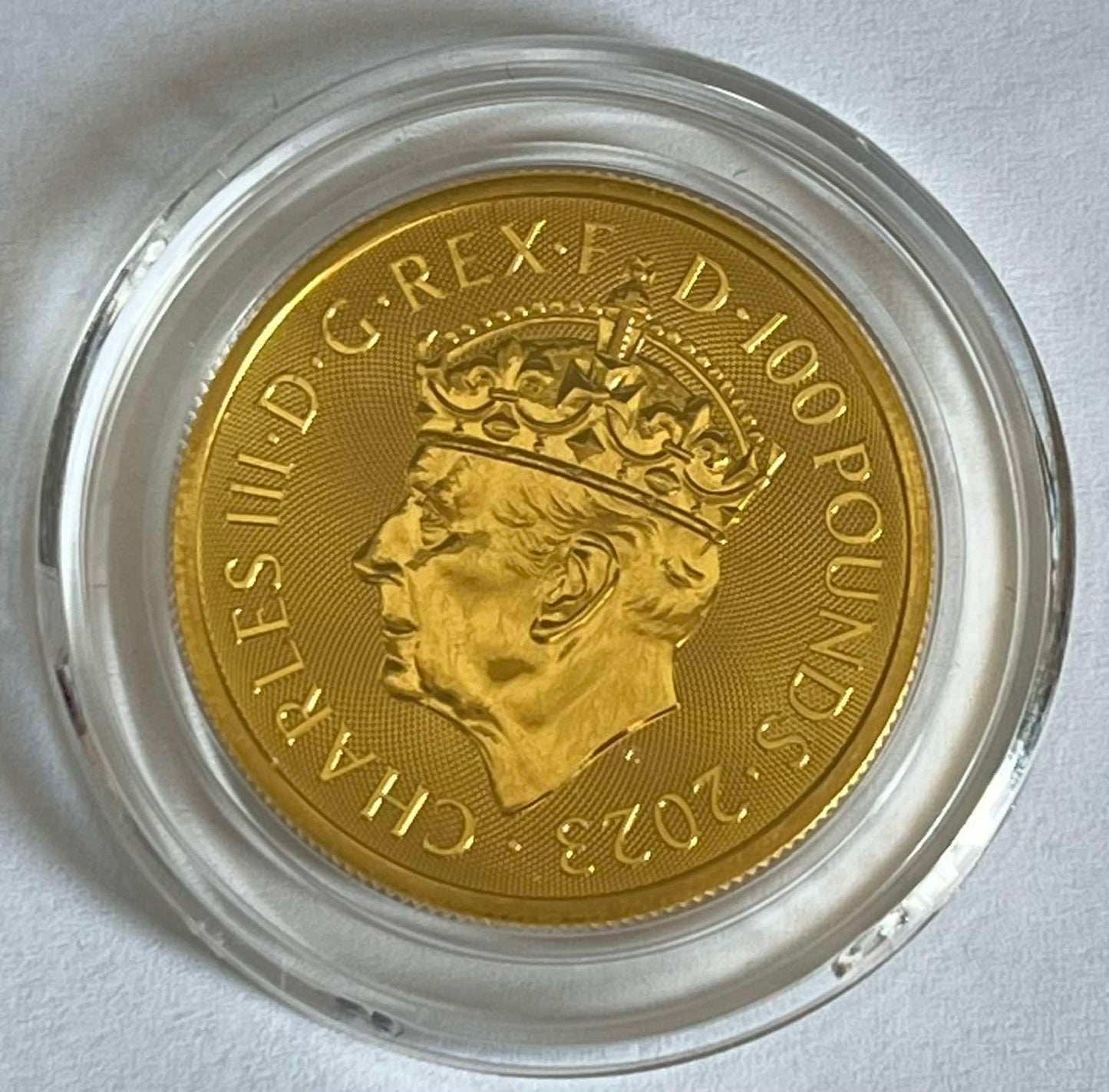 2023 Great Britain Britannia Coronation 1 oz Gold Coin BU in Capsule