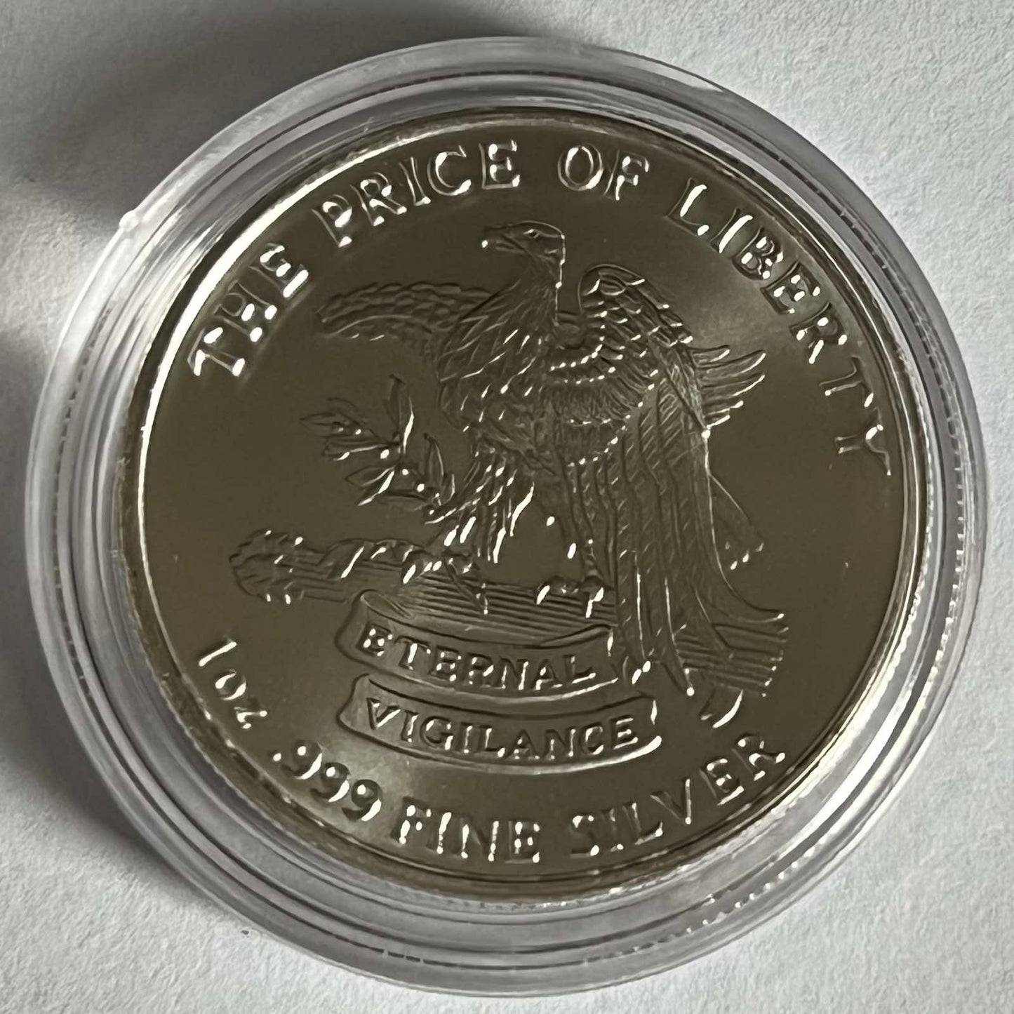 Don't Tread on Me 1 oz Silver Round in Capsule