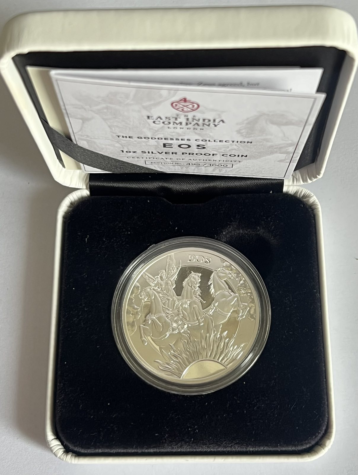 2023 1oz St Helena Goddess Eos .999 Silver Proof Coin