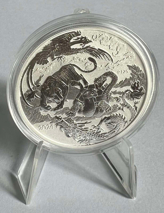 2024 Australia Myths & Legends: Four Guardians 1 oz Silver Coin BU in Capsule