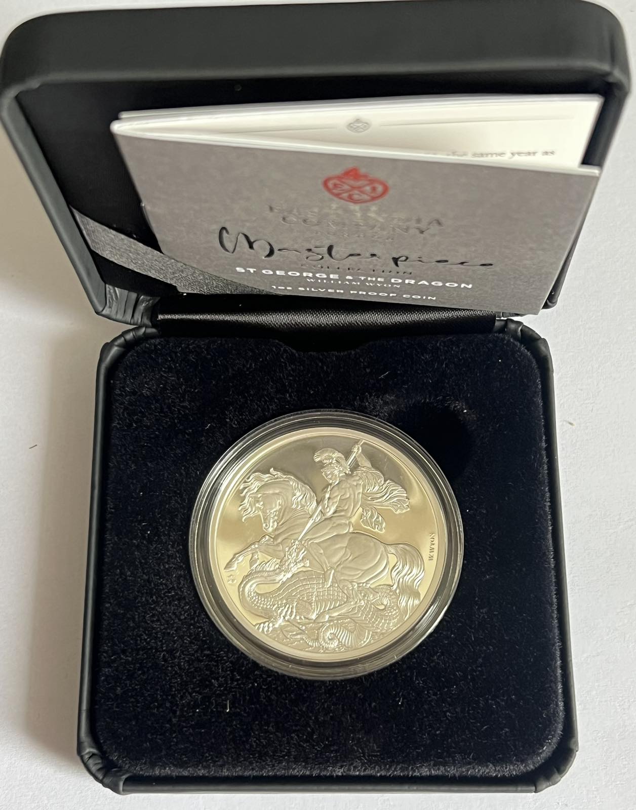 Masterpiece St George & the Dragon 2023 1oz Silver Proof Coin