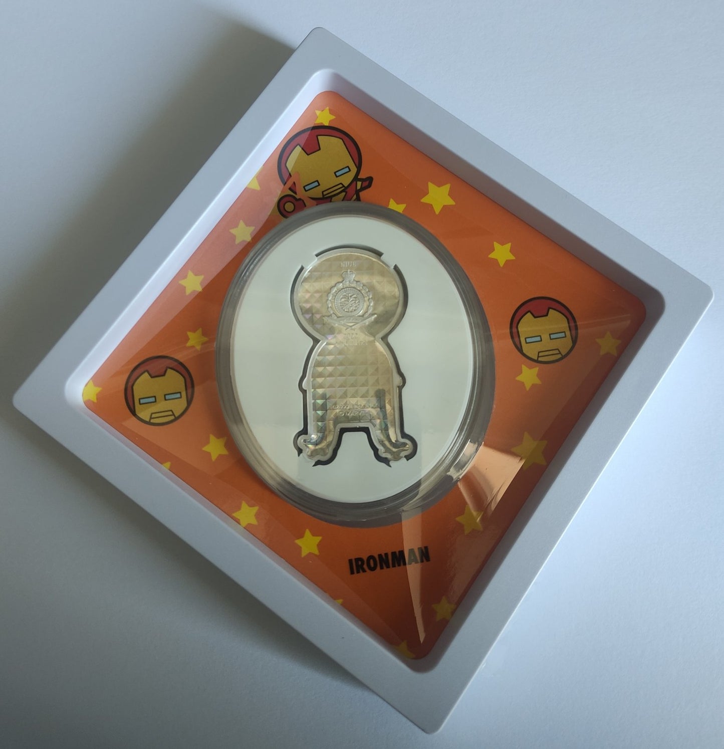Kawaii Ironman 1 oz Silver Proof Coin in Capsule with Case, Box, and COA