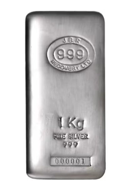1KG JBR 999 Silver Bar