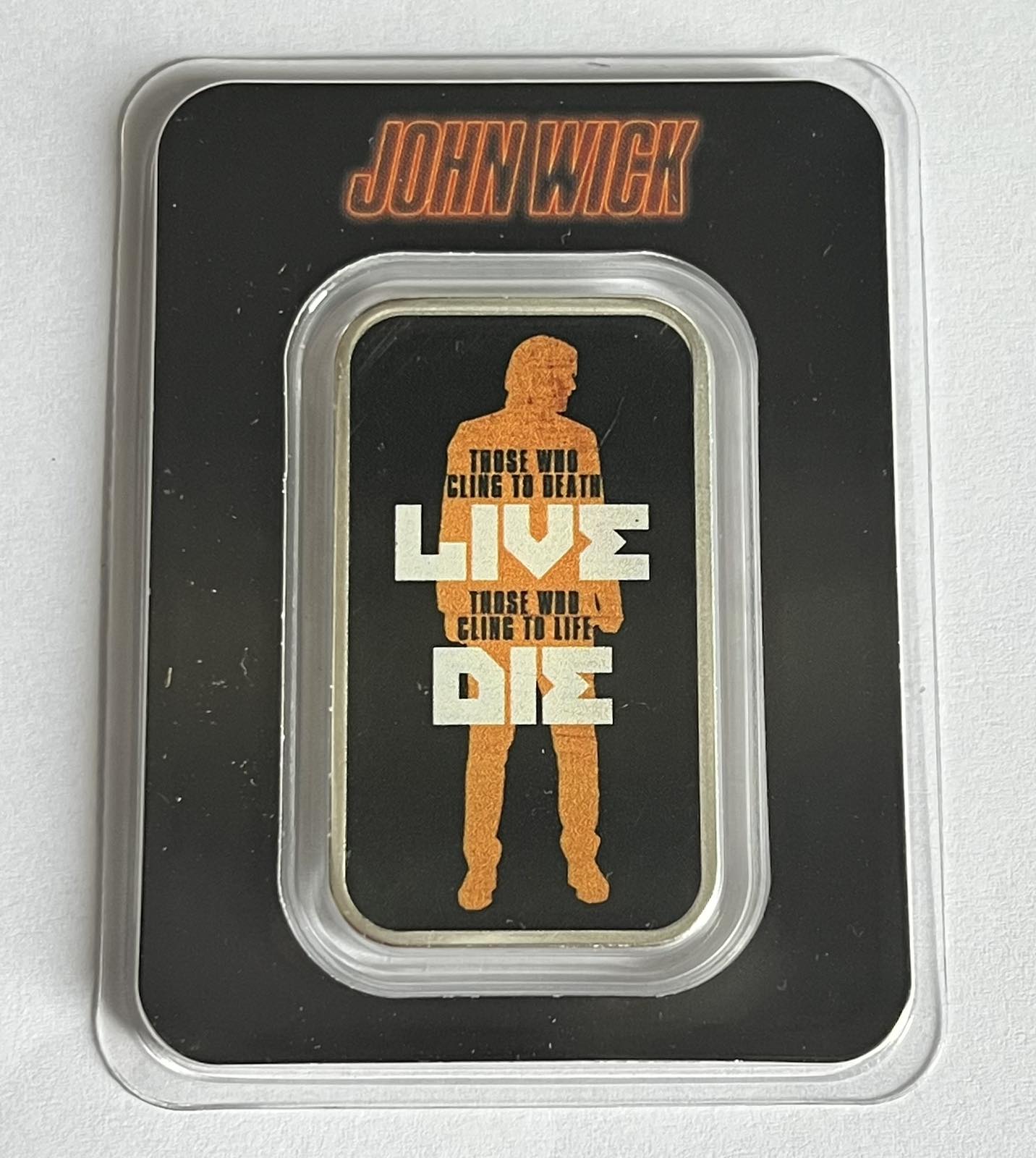 John Wick 1 oz Silver Silhouette Bar w/ TEP