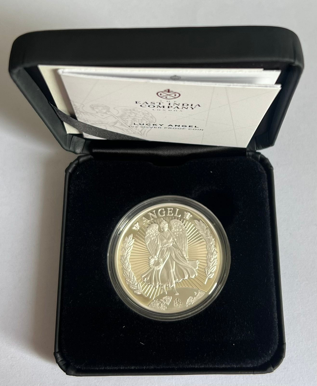 2023 1oz St. Helena Lucky Angel .999 Silver Proof Coin