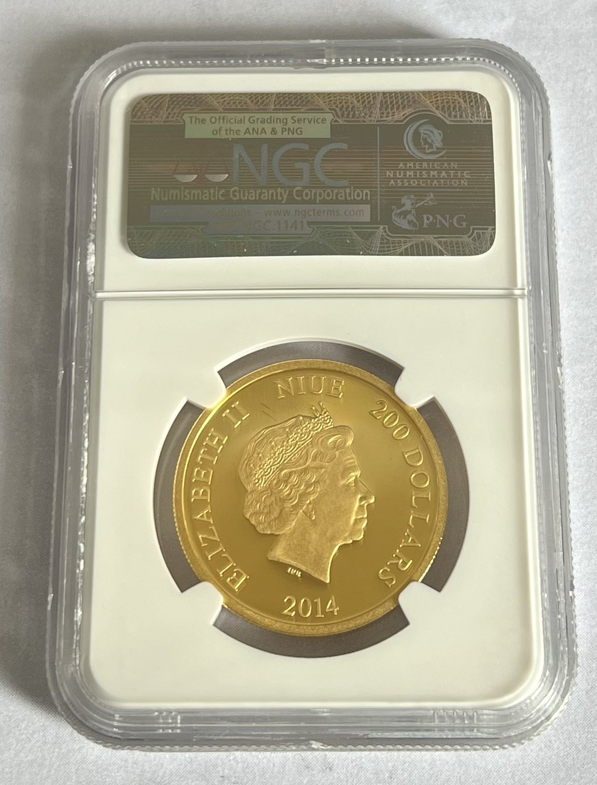 2014 $200 Proof Gold DISNEY Mickey Mouse NGC PF70