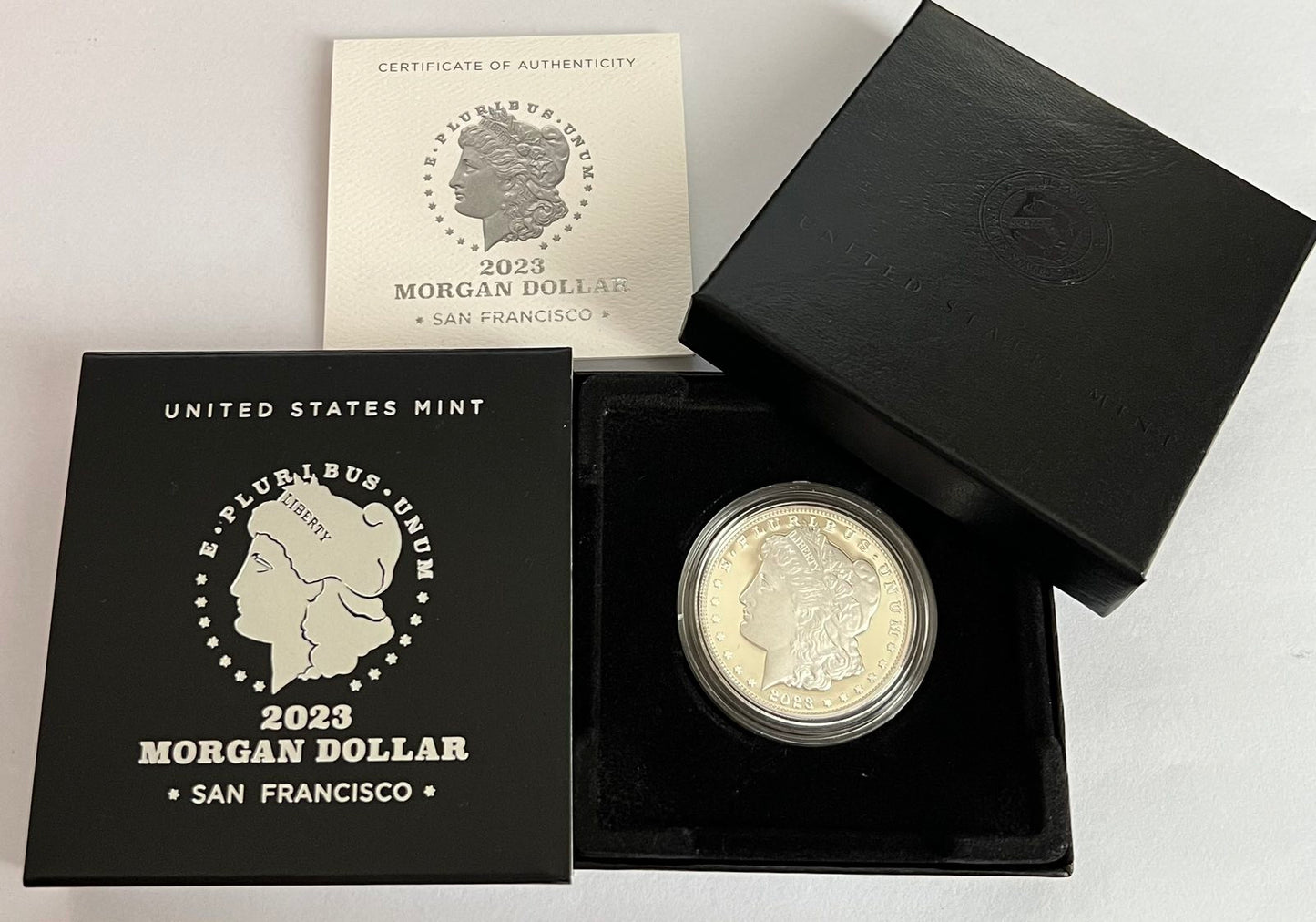 2023-S Proof Silver Morgan Dollar (Box & COA)