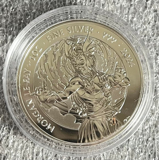 2024 Morgan Le Fay Myths & Legends 1oz Silver Coin BU in Capsule