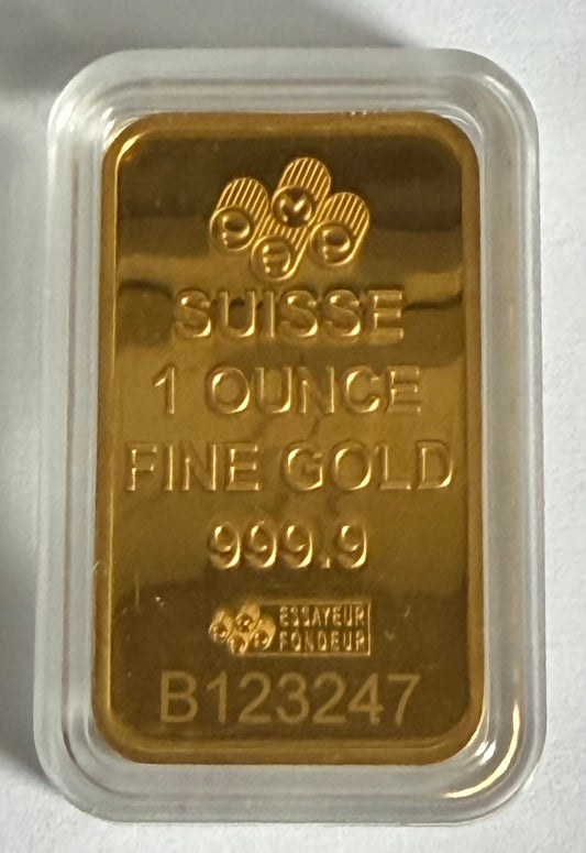 PAMP Lady Fortuna 1 oz Gold Bar in Capsule