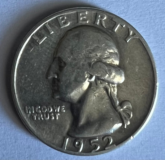10 pieces 1/4 Dollar "Washington Silver Quarter" (note: assorted condition and design)