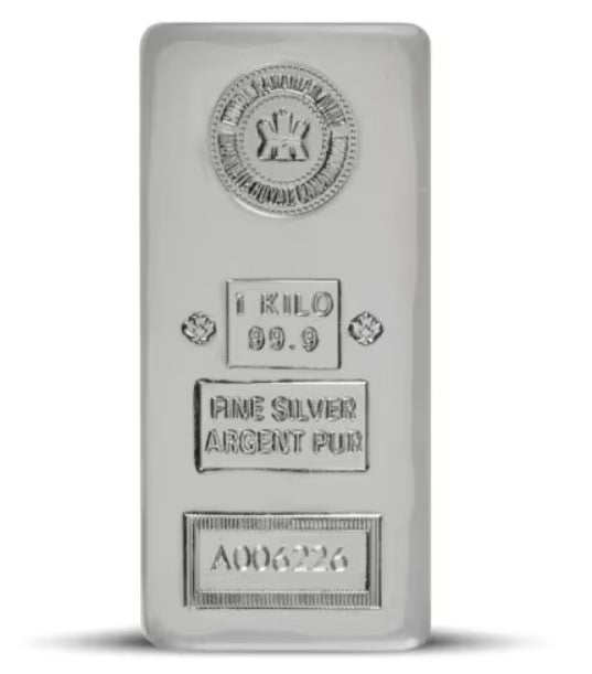 1 Kilo RCM Silver Bar
