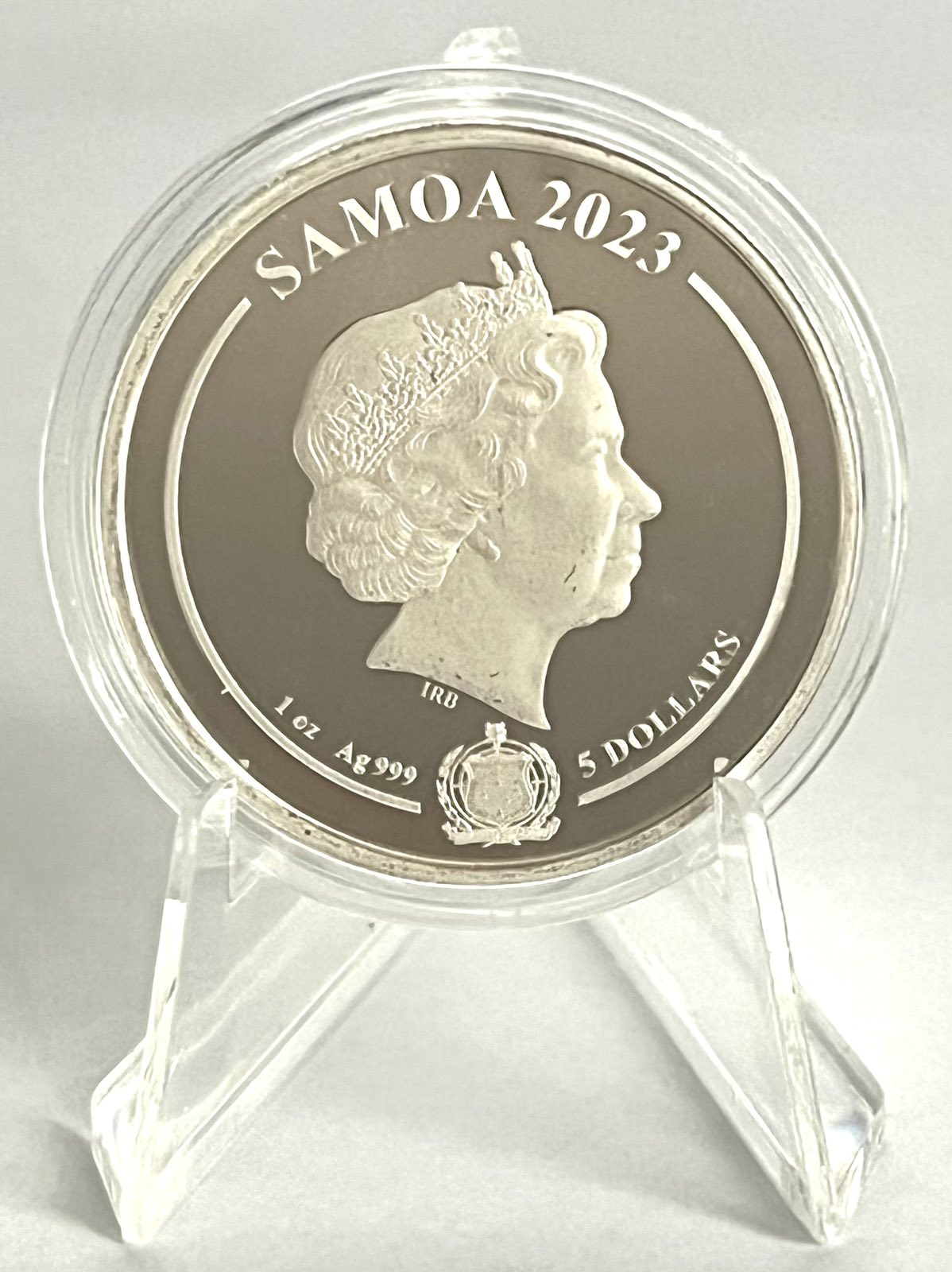 2023 Samoa Superman 1 oz Silver Coin BU in Capsule