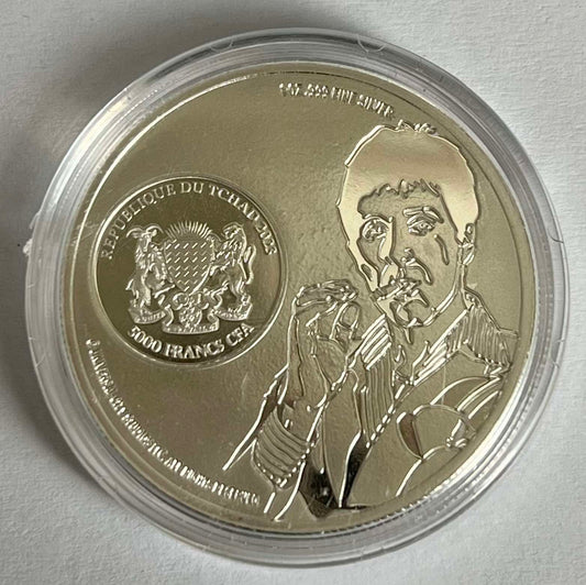 2023 Chad 1 oz Silver 5000 Francs Scarface 40th Anniversary Coin