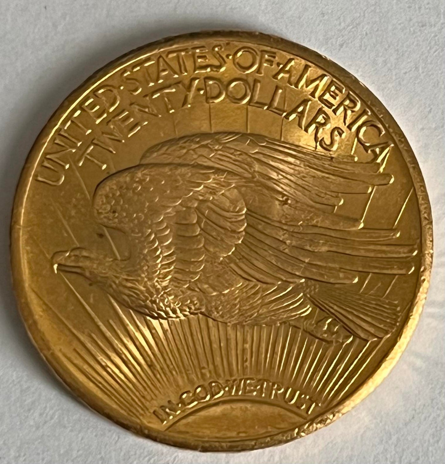 1927 Saint Gaudens Gold $20 Double Eagle with Motto - In God We Trust