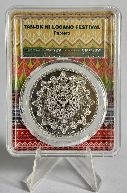 2026 Philippines Tan-ok 1 oz Colorized Silver Coin PCGS MS69