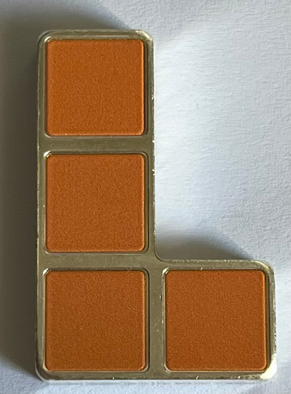 2023 Tetris™ Niue 1 oz Silver L-Tetrimino Block (Orange)