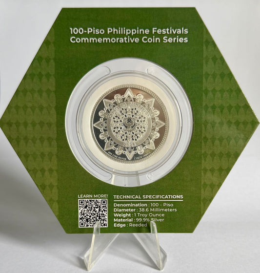 2026 Philippines Pahiyas 1 oz Colorized Silver Coin in Capsule