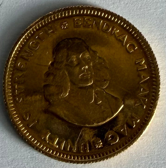 1971 1 Rand Gold Coin in Capsule