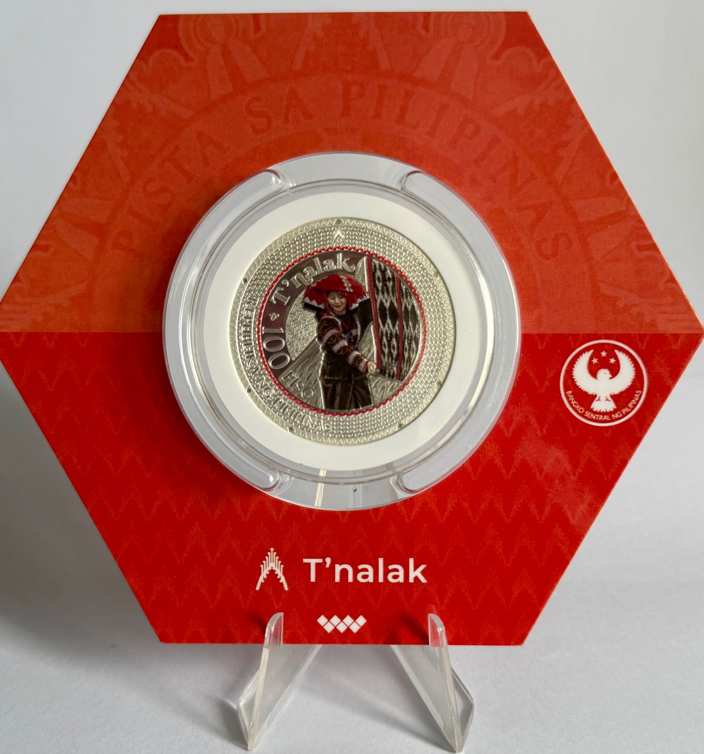2026 Philippines T'nalak 1 oz Colorized Silver Coin in Capsule