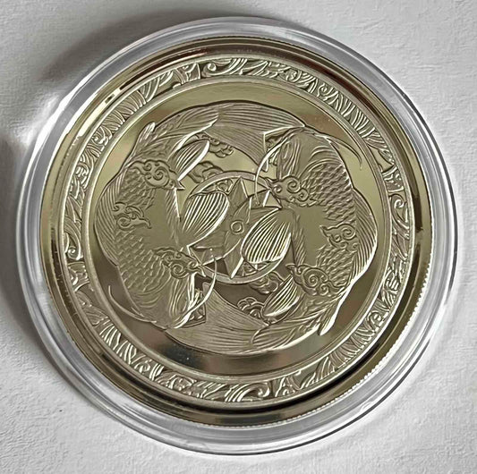 2023 Silver 1 oz Fiji Koi Fish BU Coin