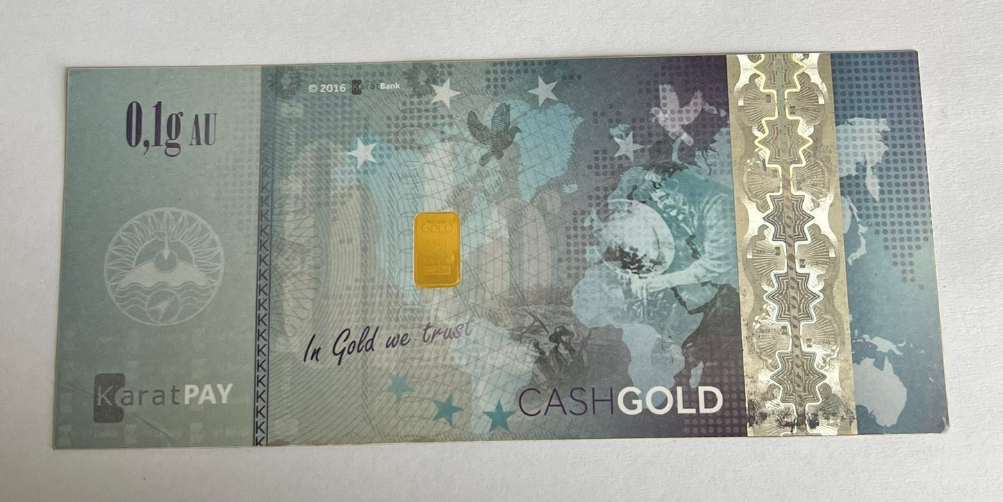 Cash Gold 0.10 gram (999.9)