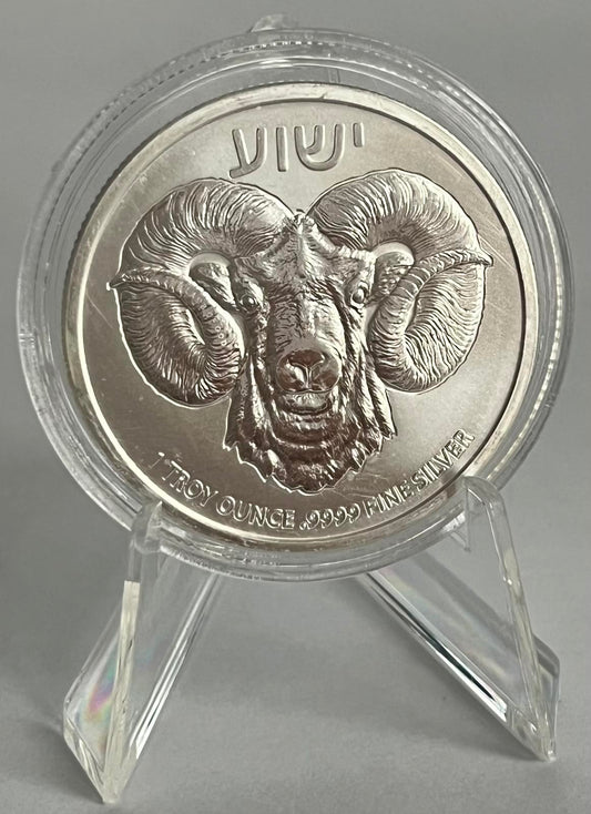 2022 Ram of Cavalry 1 oz Silver Coin BU in Capsule