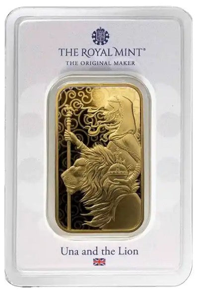 2021 1 oz Great Britain Una And The Lion .9999 Gold Bar