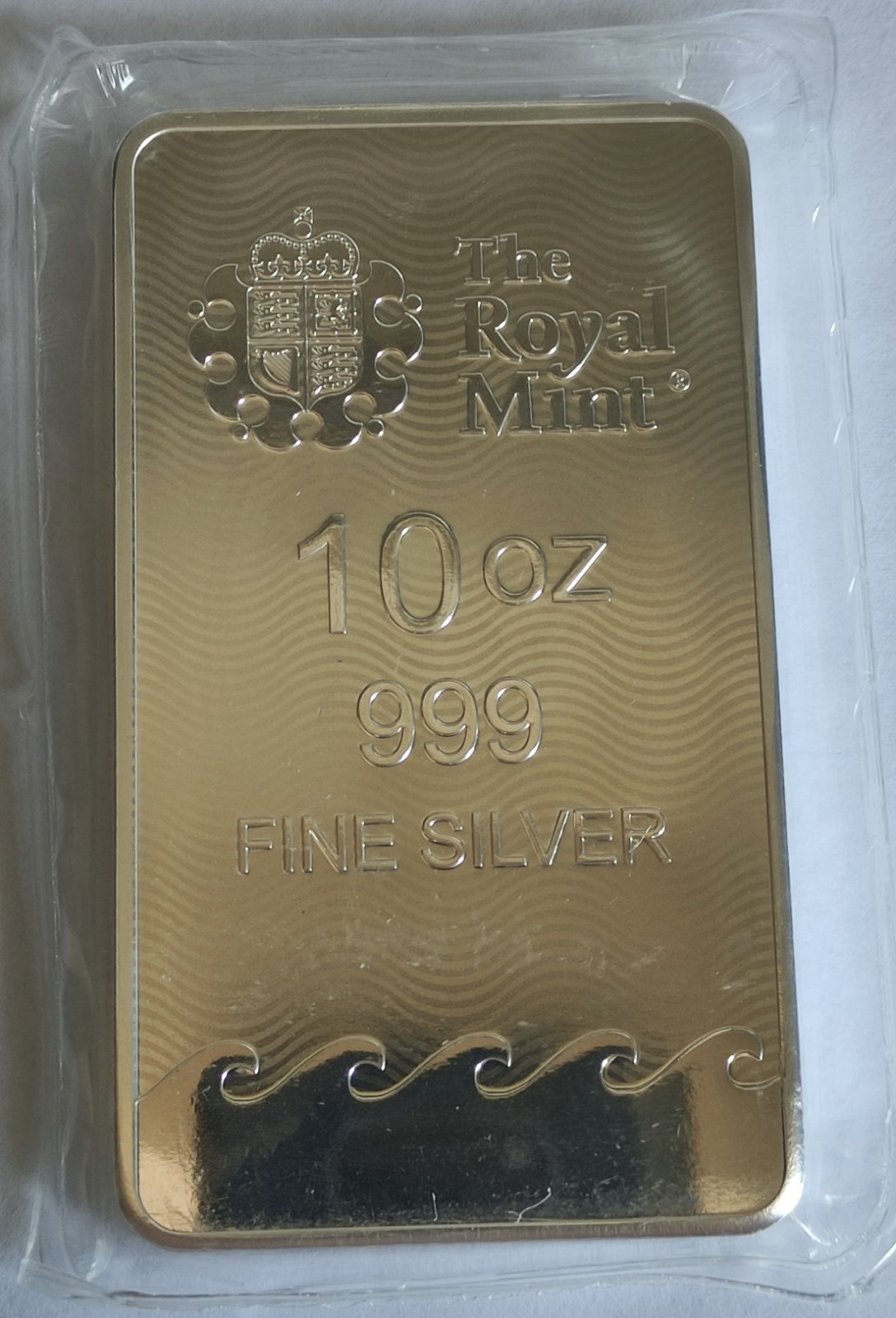 10 oz Silver Bar - The Royal Mint Britannia