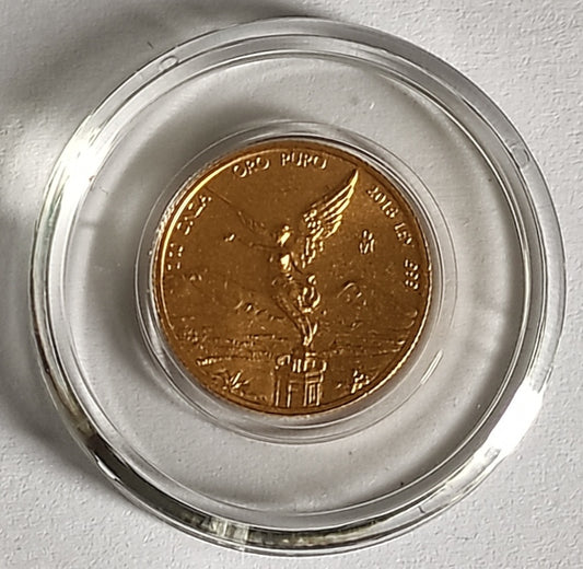 2016 Mexico Libertad 1/10 oz Gold Coin BU in Capsule