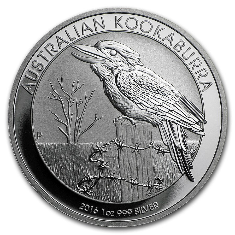 2016 Australia Kookaburra 1 oz Silver Coin BU in Capsule