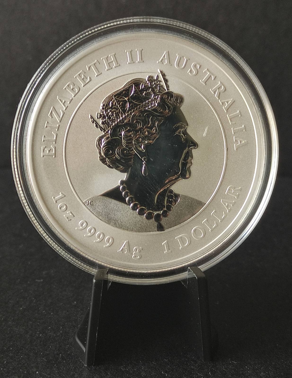 2020 Australia Lunar Mouse (Series III) 1 oz Silver Coin BU in Capsule