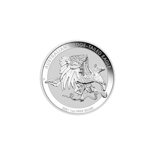 2021 Australia Wedge-Tailed Eagle 1 oz Silver Coin BU in Capsule