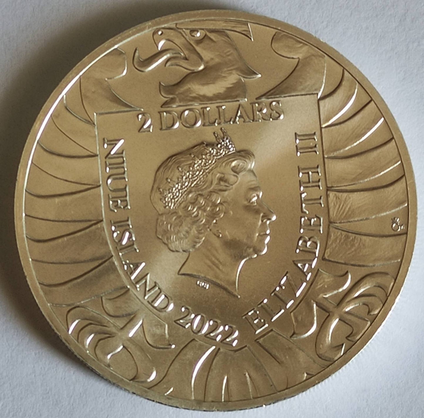 2022 Niue Czech Lion 1 oz Silver Coin BU in Capsule