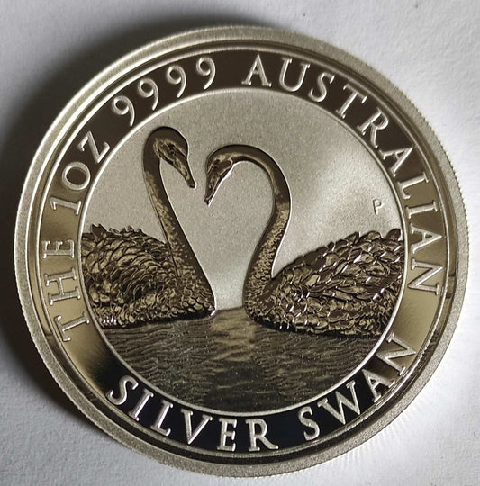 2022 Australia Swan 1 oz Silver Coin BU in Capsule