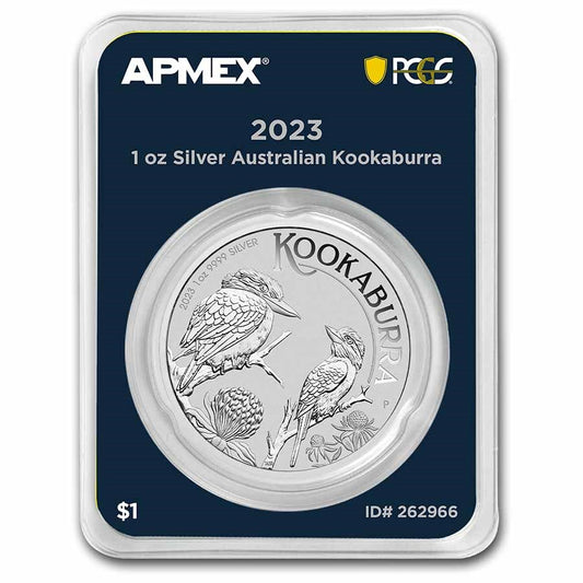 2023 Australia Kookaburra 1 oz Silver Coin in MintDirect Premier Packaging + PCGS FirstStrike Eligible