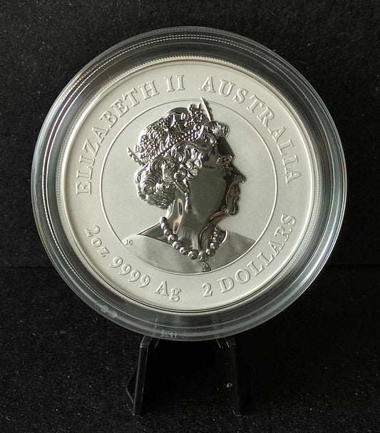 2020 Australia Lunar Mouse (Series III) 2 oz Colorized Silver Coin BU in Capsule