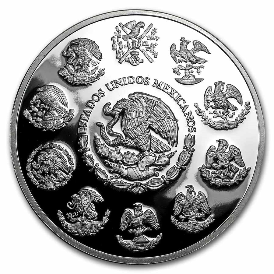 2022 Mexico Libertad 5 oz Proof Silver Coin in Capsule