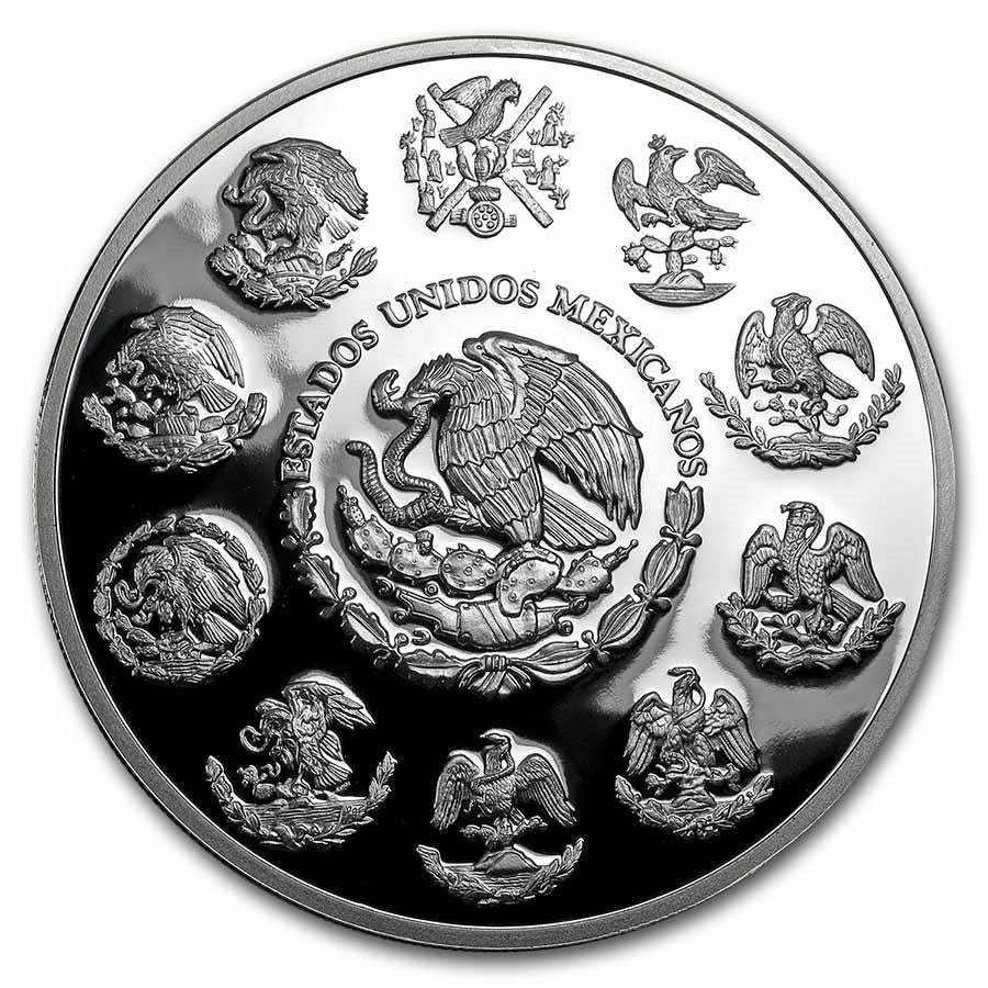 2021 Mexico Libertad 5 oz Proof Silver Coin in Capsule
