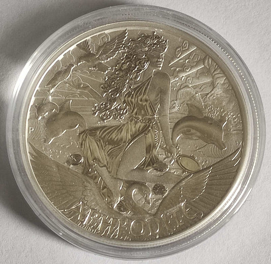 2022 Tuvalu Gods of Olympus: Aphrodite 1 oz Silver Coin BU in Capsule